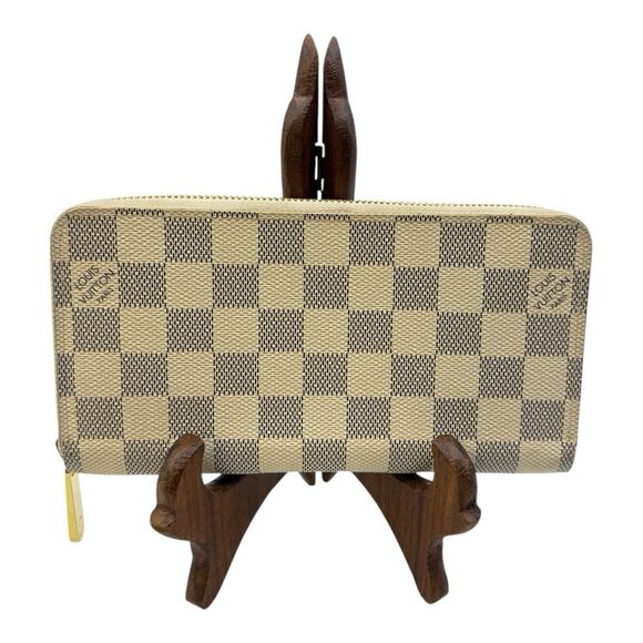 Authentic Louis Vuitton Damier Azur Zippy Wallet Long Wallet - Picture 1 of 10